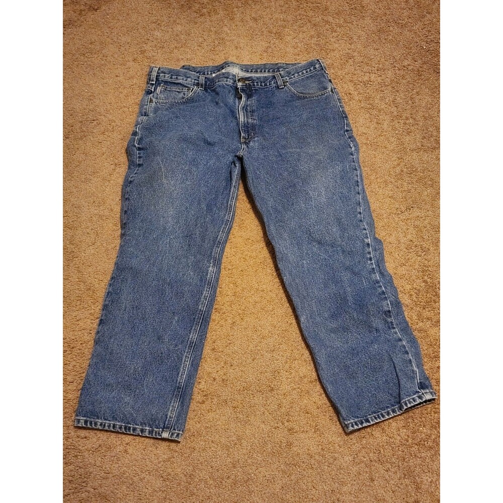Carhartt Men 42x30 Traditional Fit Jeans B180 DST